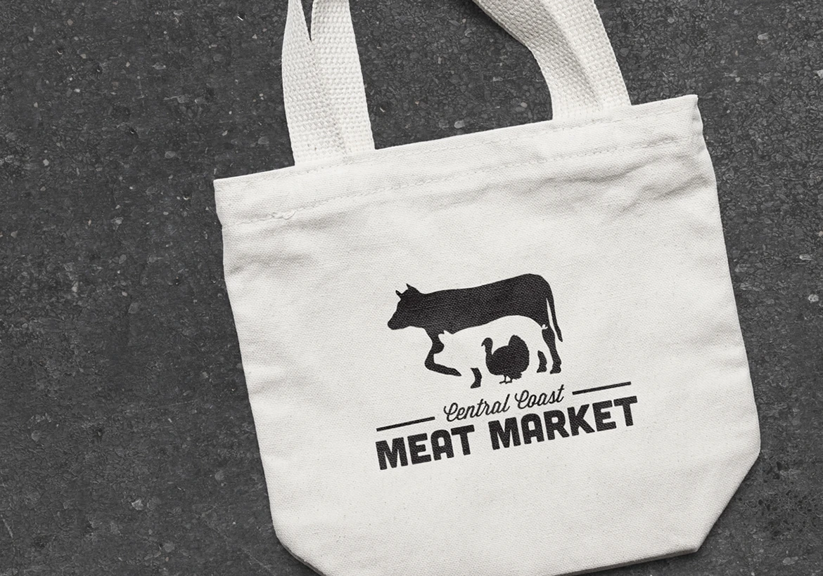 Central Coast Meat Market tote bag