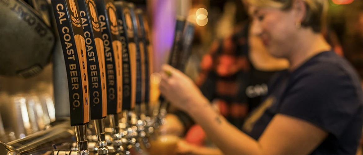 Cal Coast Beer Co. tap handles