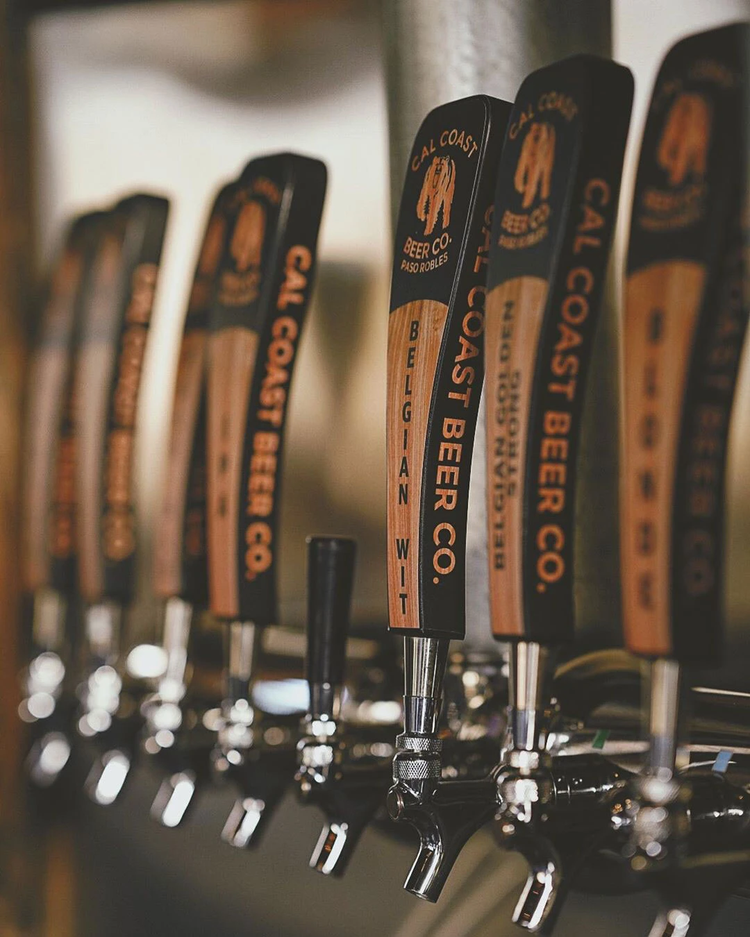 California Coast Beer Co. tap handles