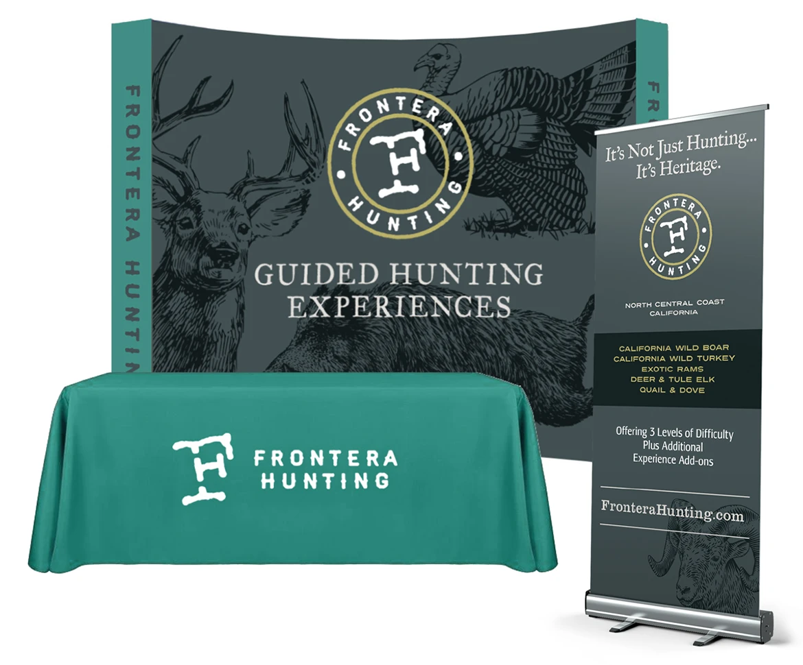 Frontera Hunting trade show booth