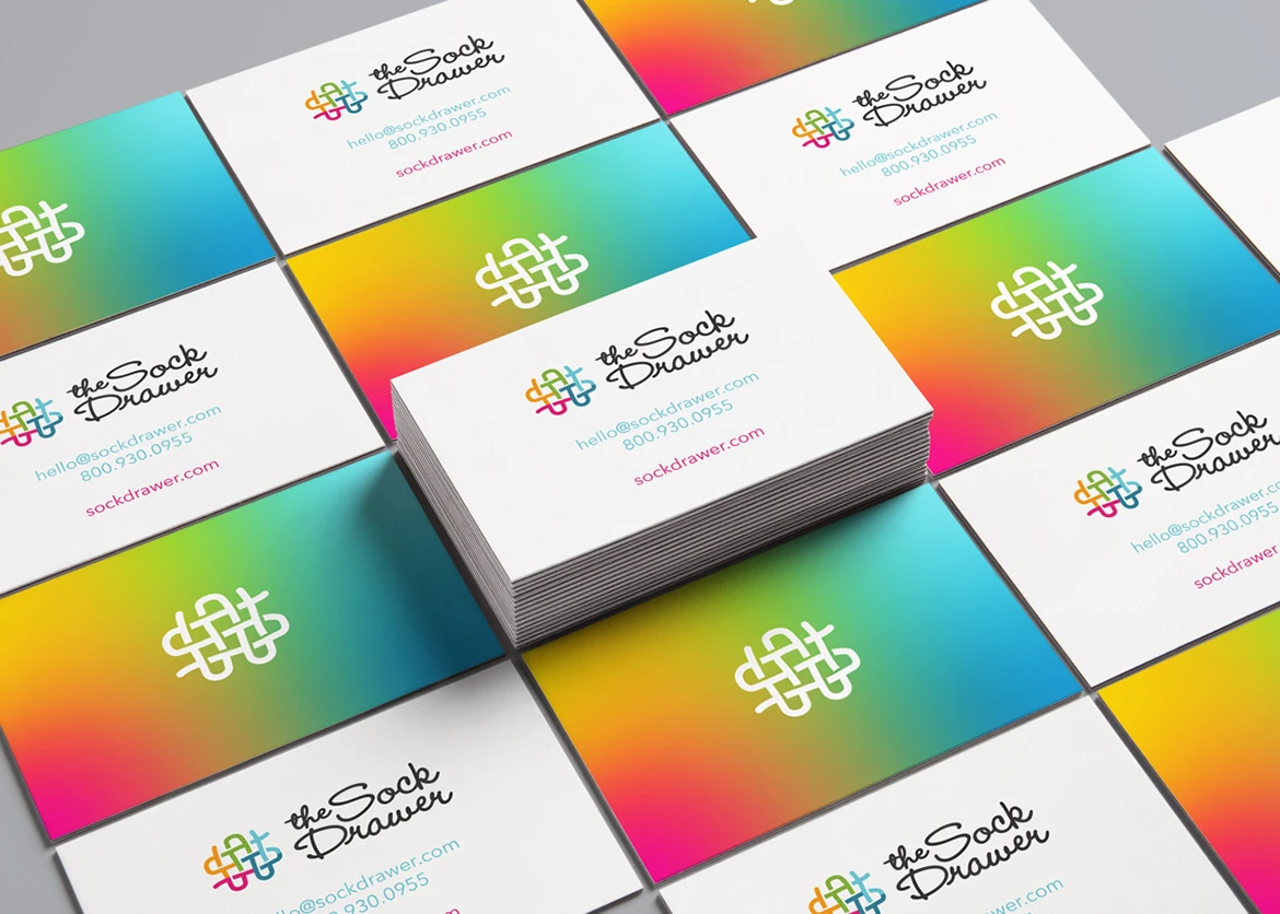 Sock Drawer business cards